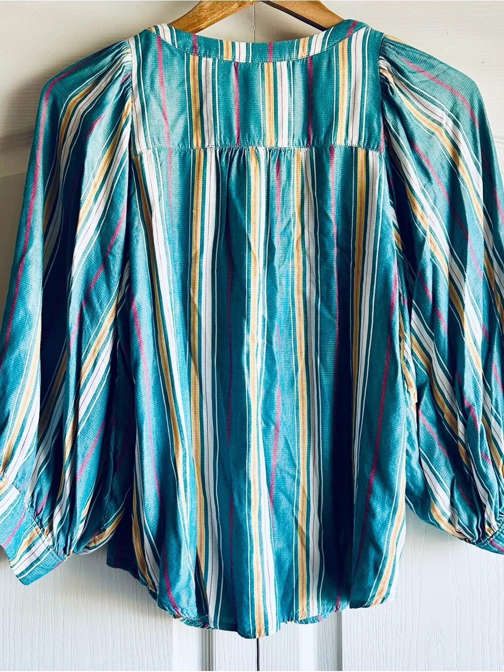 Anthropologie Maeve Oversized Striped Top